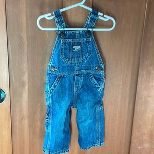 Retro OshKosh denim overalls 9m